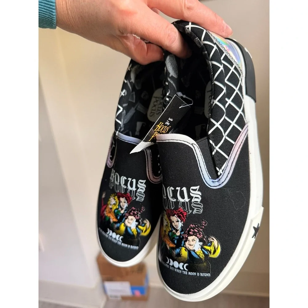 New with tags Disney‎ inspired HOCUS POCUS HALLOWEEN STYLE SNEAKERS womens 6